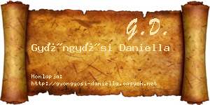 Gyöngyösi Daniella névjegykártya