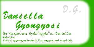 daniella gyongyosi business card